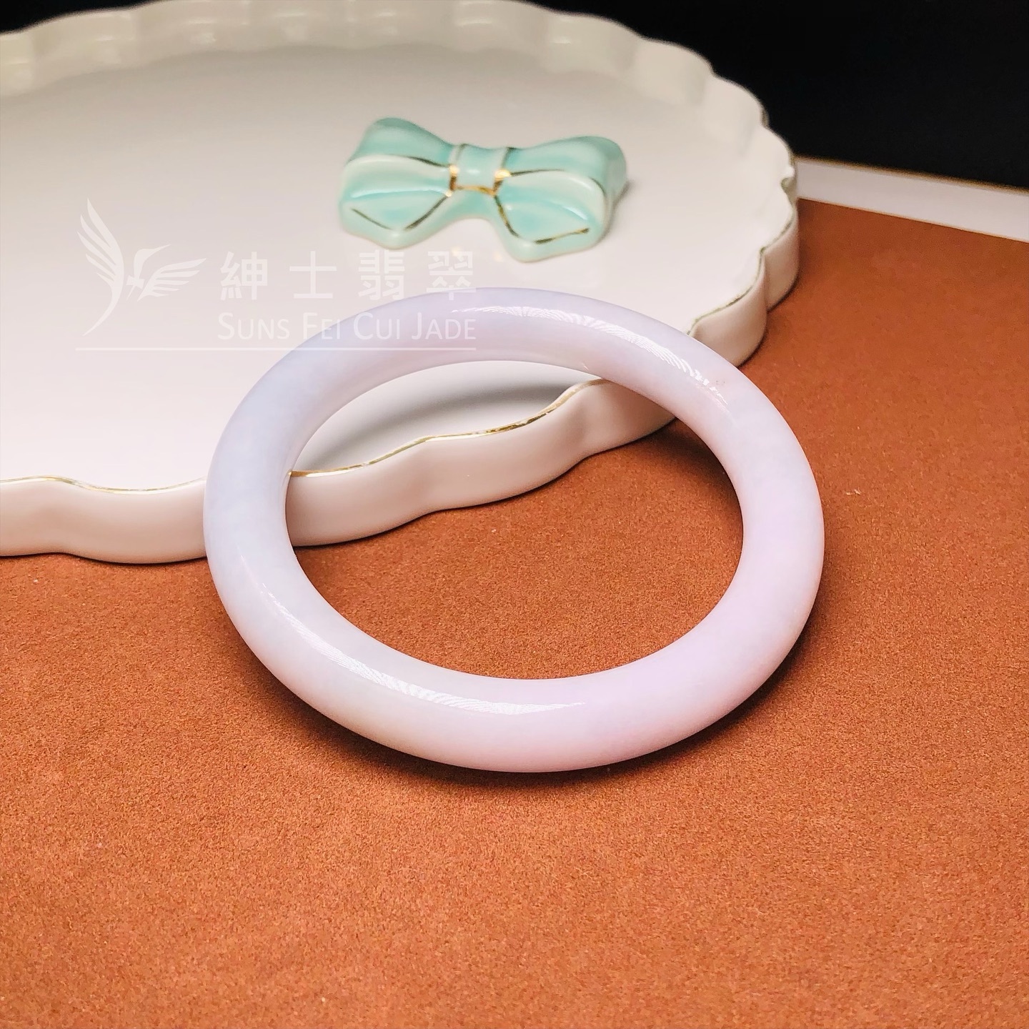 木那粉紫春彩圓鐲61.6mm