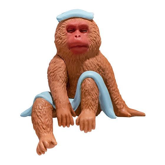 🌐代理版 動物 排排坐 桑拿系列 第四彈 VOL.4 扭蛋 馬騮 猴