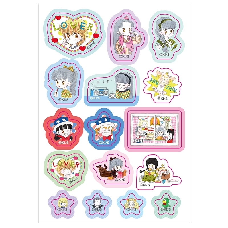 《Pre-Order》Puffy Aurora Sticker｜りぼん Ribbon Summer Greeting (26176-P）