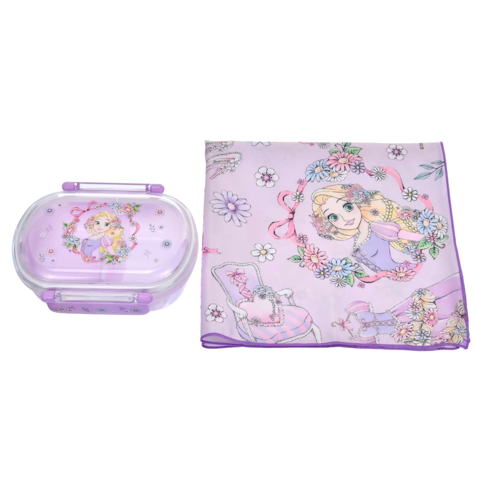 🎀【預訂】 Disney Back to School 飯盒 & 餐布 - Rapunzel