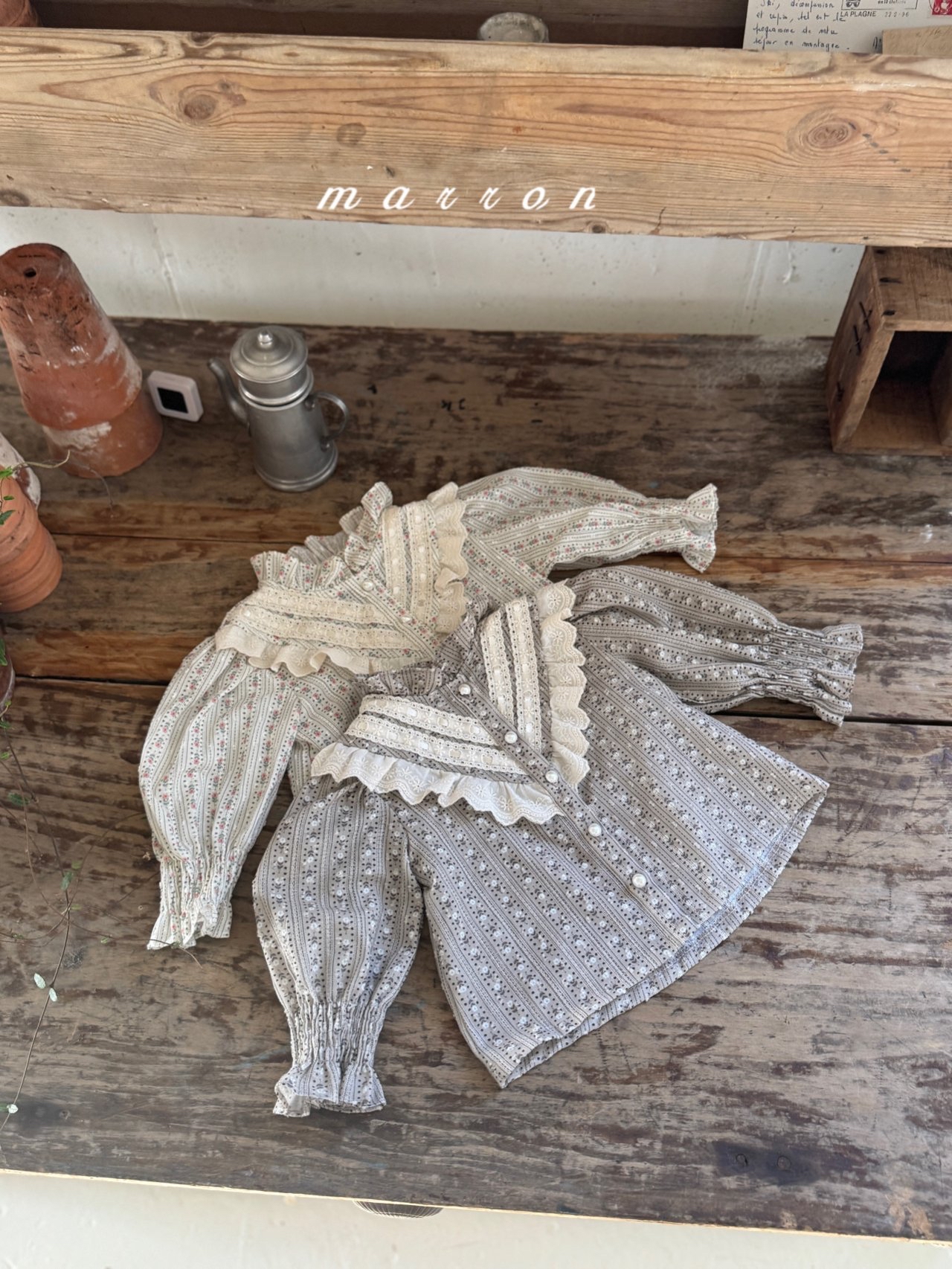 🇰🇷Marron blouse