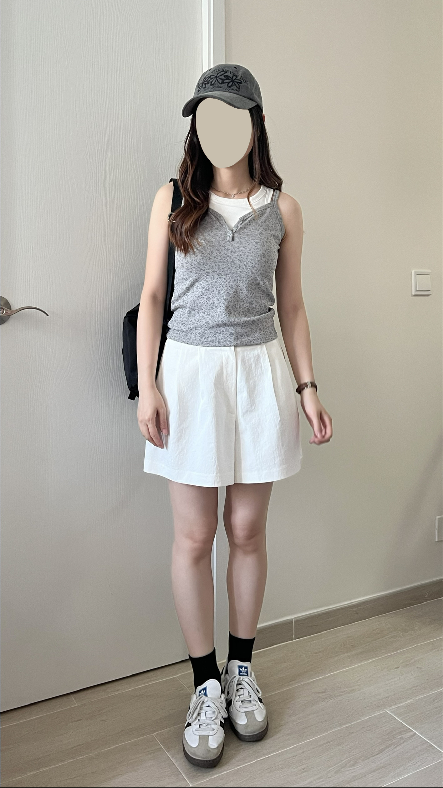 夏日清新碎花背心