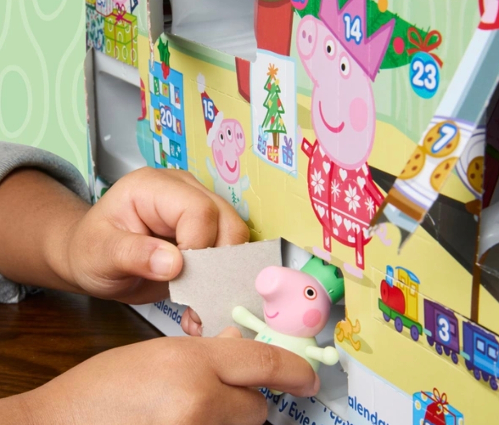 Peppa Pig 粉紅豬小妹 Peppa & Evie 聖誕倒數日曆玩具 Advent Calendar 24格玩具套裝