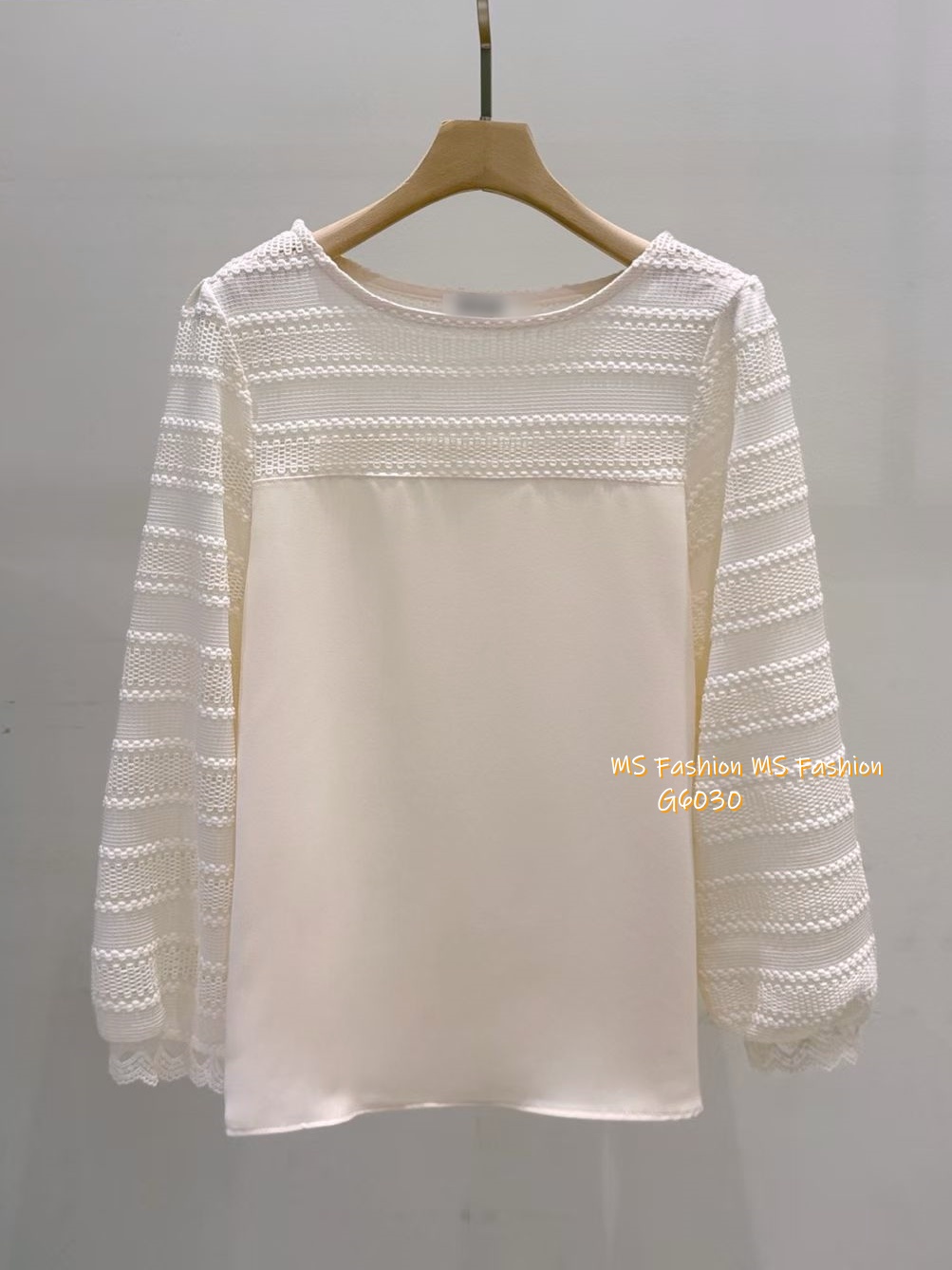 G6030 韓國🇰🇷拼布勾花top