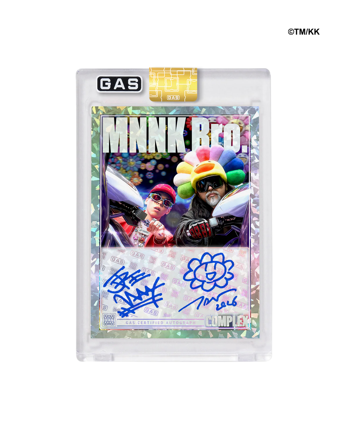 MNNK Bro. X Takashi Murakami X GAS Trading Cards （Limited Edition MNNK Bro. Complex Cover x GAS Cracked Ice Foil Card）