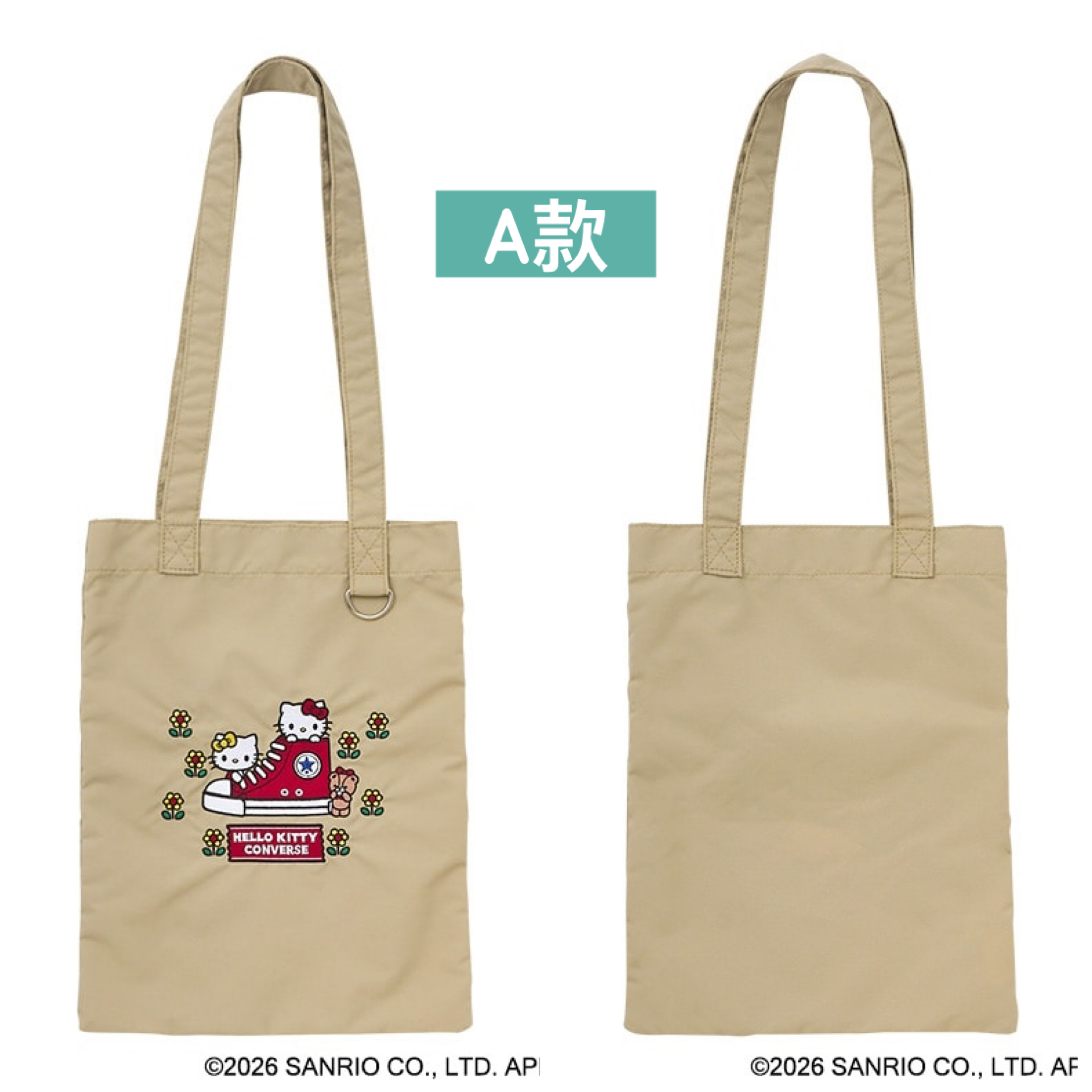 日本預訂📍日本限定Hello Kitty x Converse系列 - Tote Bag 11/6日本開售
