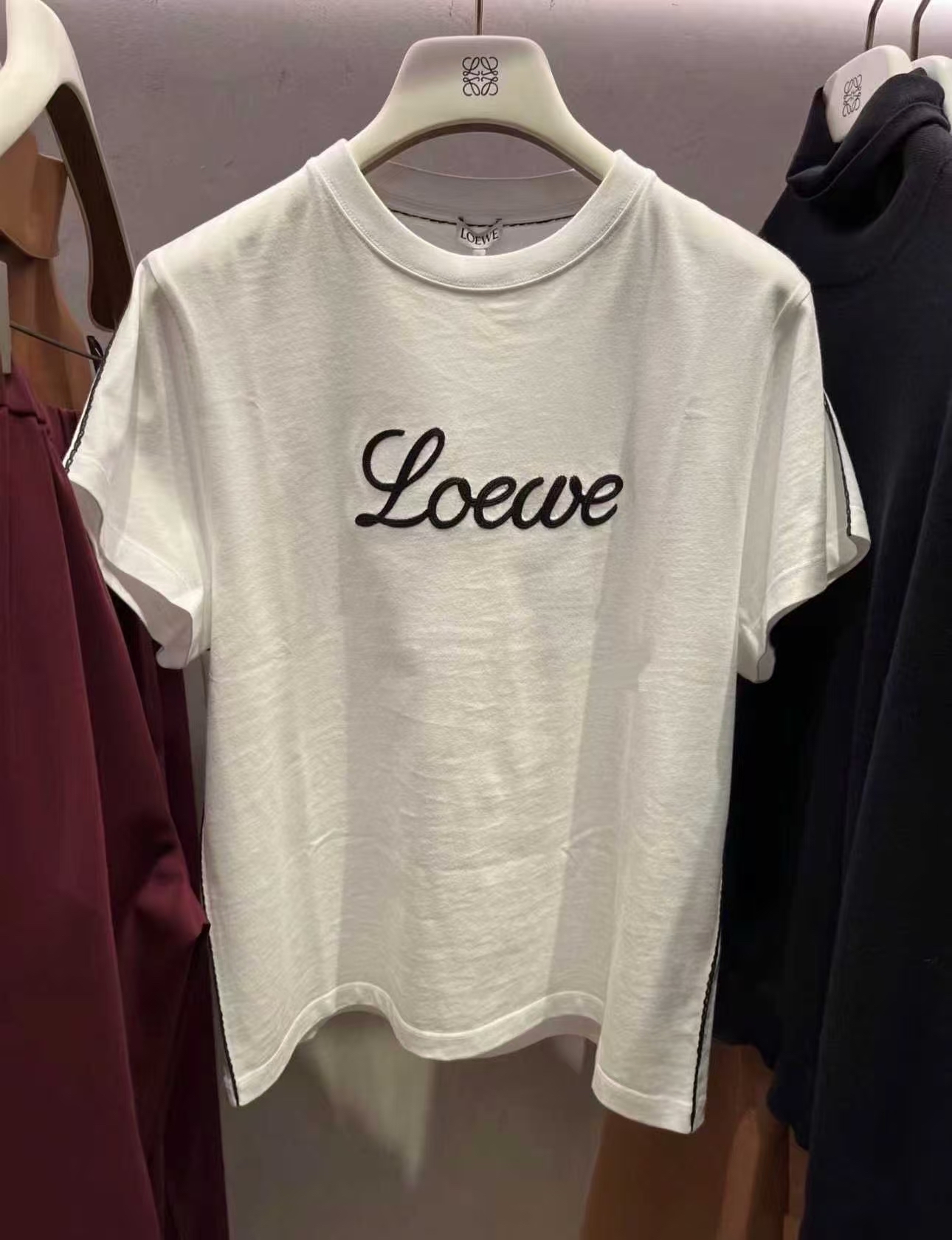 訂貨📮Loewe 新款 白色logo tee  Size XS/S/M/L
