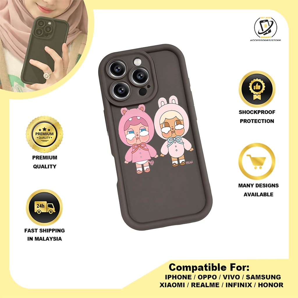 TPU DESIGN CASE PHONE FOR OPPO - DESIGN CRYBABY A