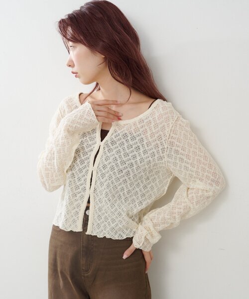 2way lace 短外套