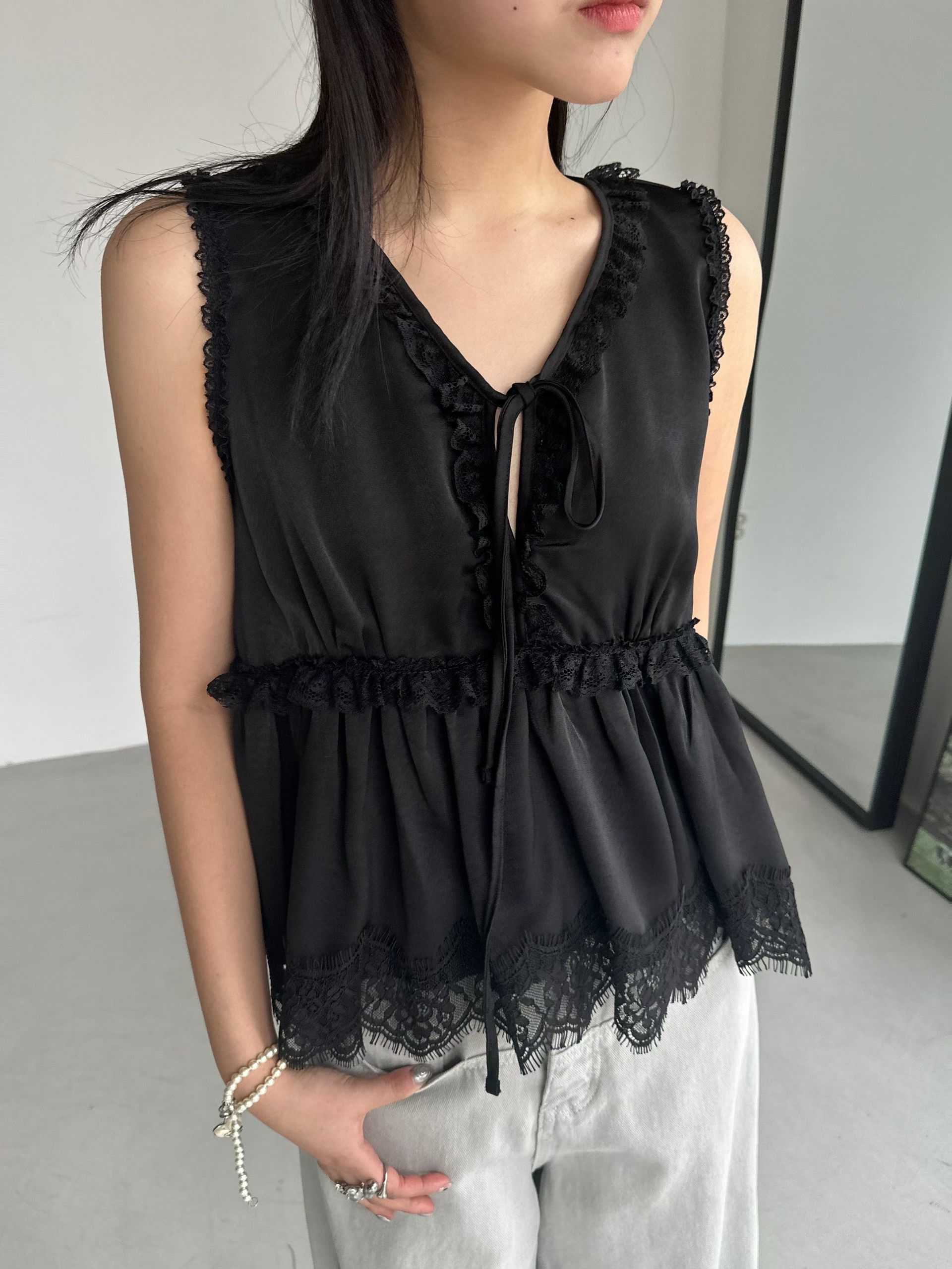 滑身Ruffles 高質背心