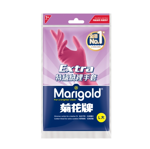 菊花牌特級絨裡(紅色)(大碼)手套
