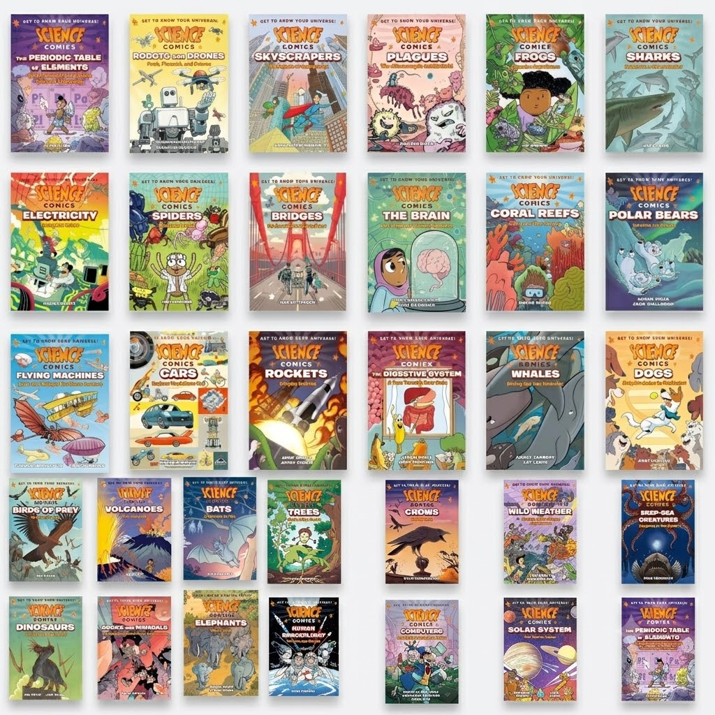 Science Comics Series 32 books  -9-13 Years | B125