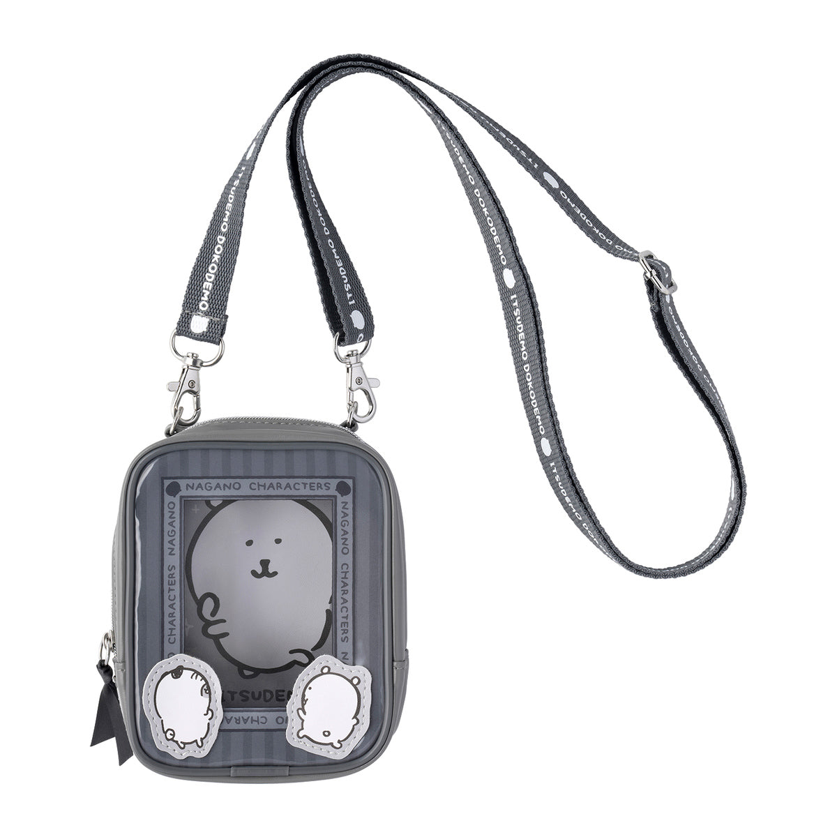 日本 nagano market joke bear 痛袋 公仔收納包 斜預小袋