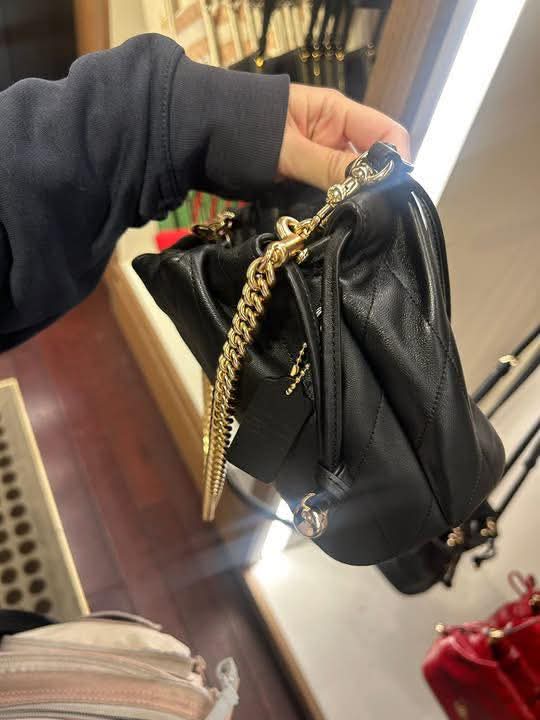 香港現貨-CoachFaye Mini Drawstring Bag