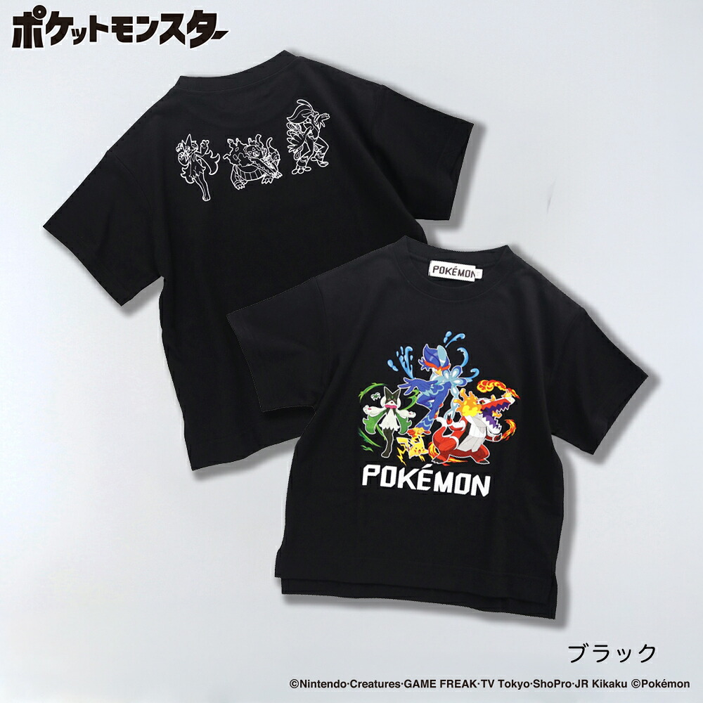 🆕【⭐訂購⭐】日本直送 🇯🇵🌀#Pokemon 前後印花 純棉短袖T恤［5款選］🌀[ELHA-0061][260915]