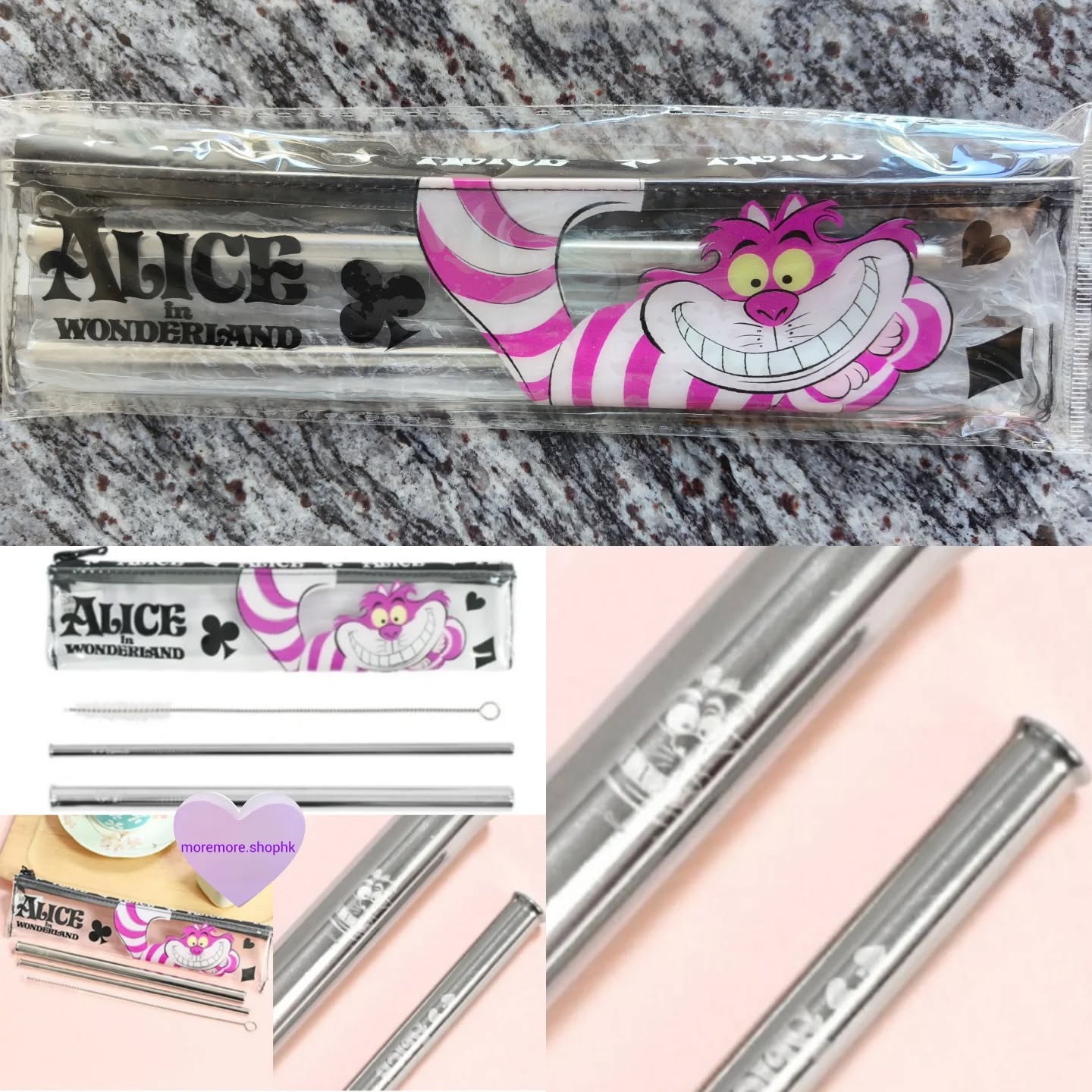 現貨💜正版💜妙妙貓 304不鏽鋼飲管set😃