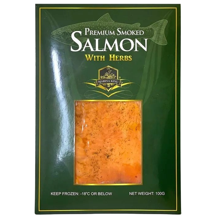 Premium Smoked 挪威(香草)煙三文魚(100g) - 1包