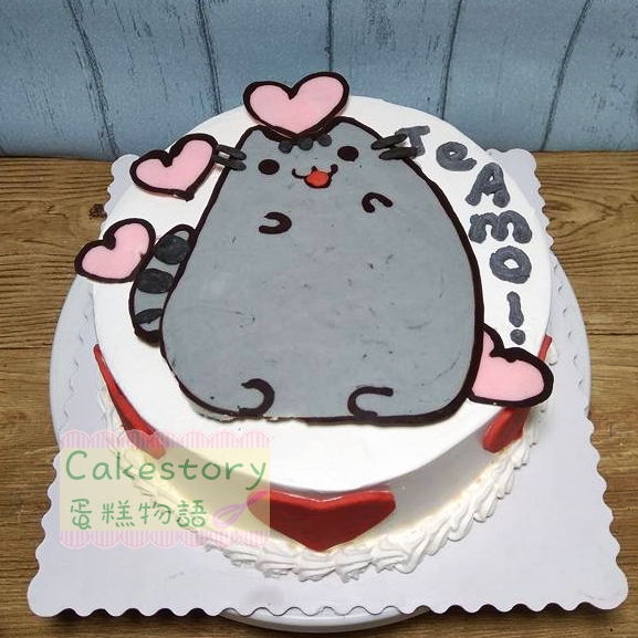 D111. Pusheen貓蛋糕(急單蛋糕 立體蛋糕）