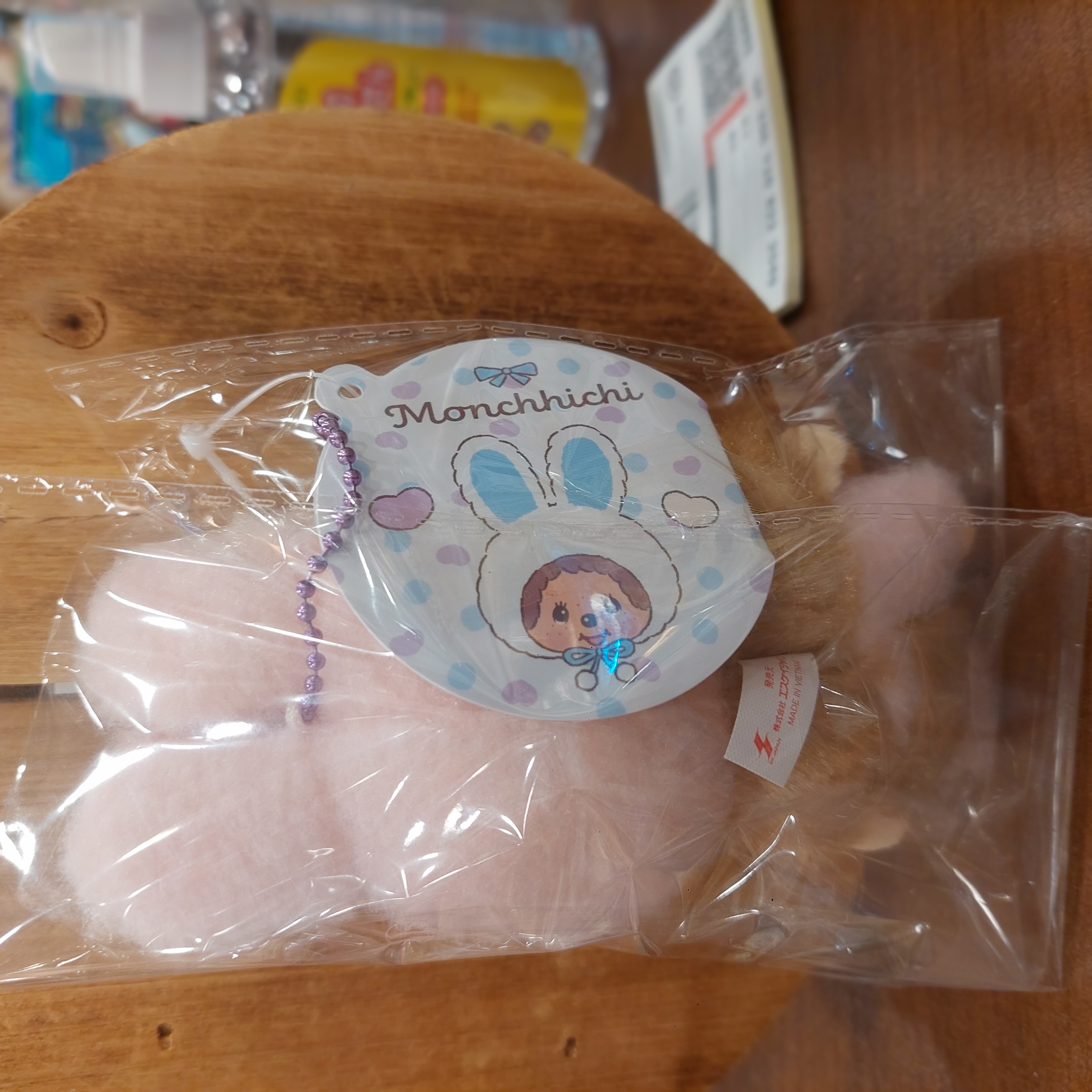 原裝日本景品 Monchiichi 兔兔造型 公仔吊飾 四色選