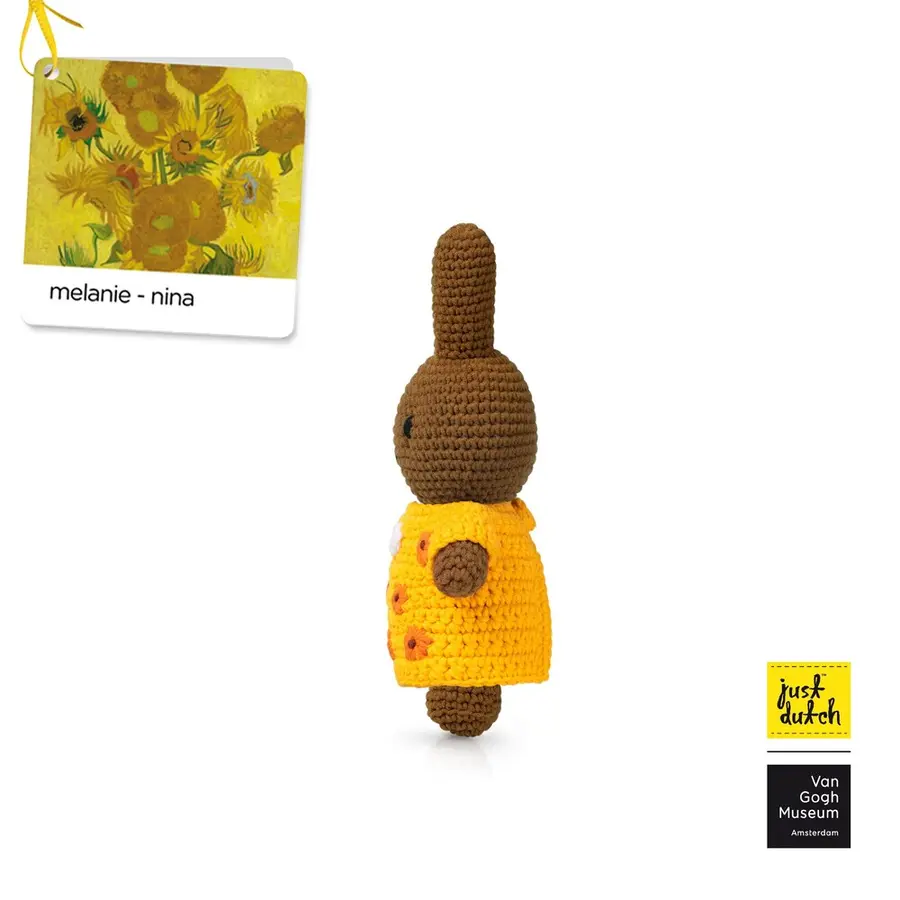 📦訂購 台灣代購 荷蘭 Just Dutch 手工編織 米菲 Miffy Melanie 新向日葵洋裝 公仔