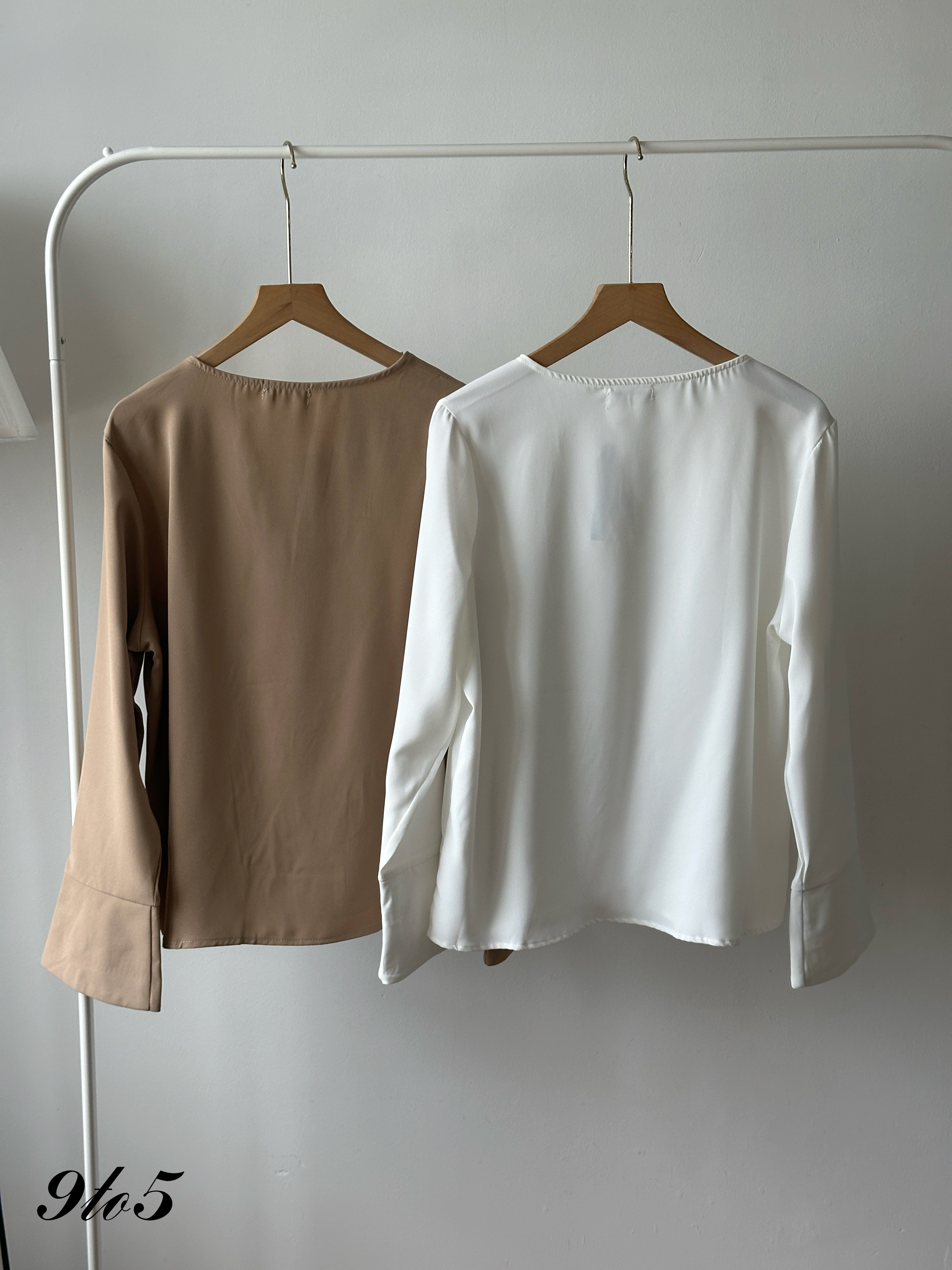 T4360 Long Sleeve V Neck Shirt - 4 Colors 