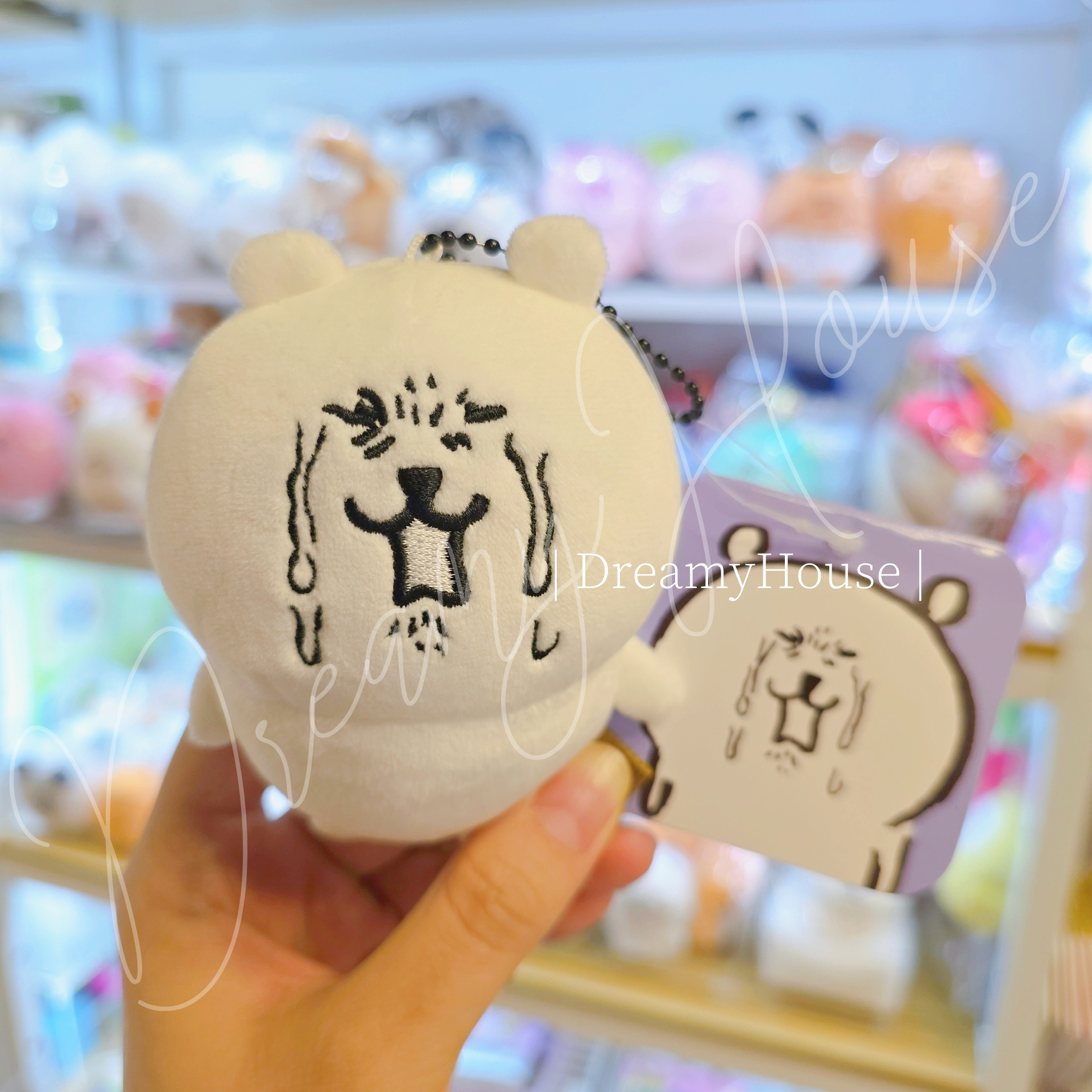 日本 nagano market joke bear 哭泣白熊 公仔吊飾