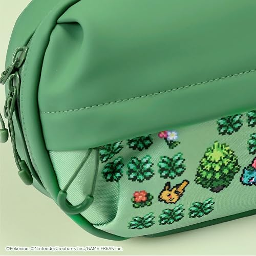 【預售 9月】SW2 HORI 斜背手提兩用包 [寶可夢像素風綠] / Small Jenni [Pokemon Pixel Art Green] NSX-216 PO0974
