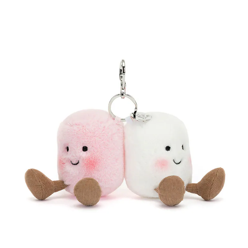 【英國】Jellycat Amuseables Pair of Marshmallows Bag Charm