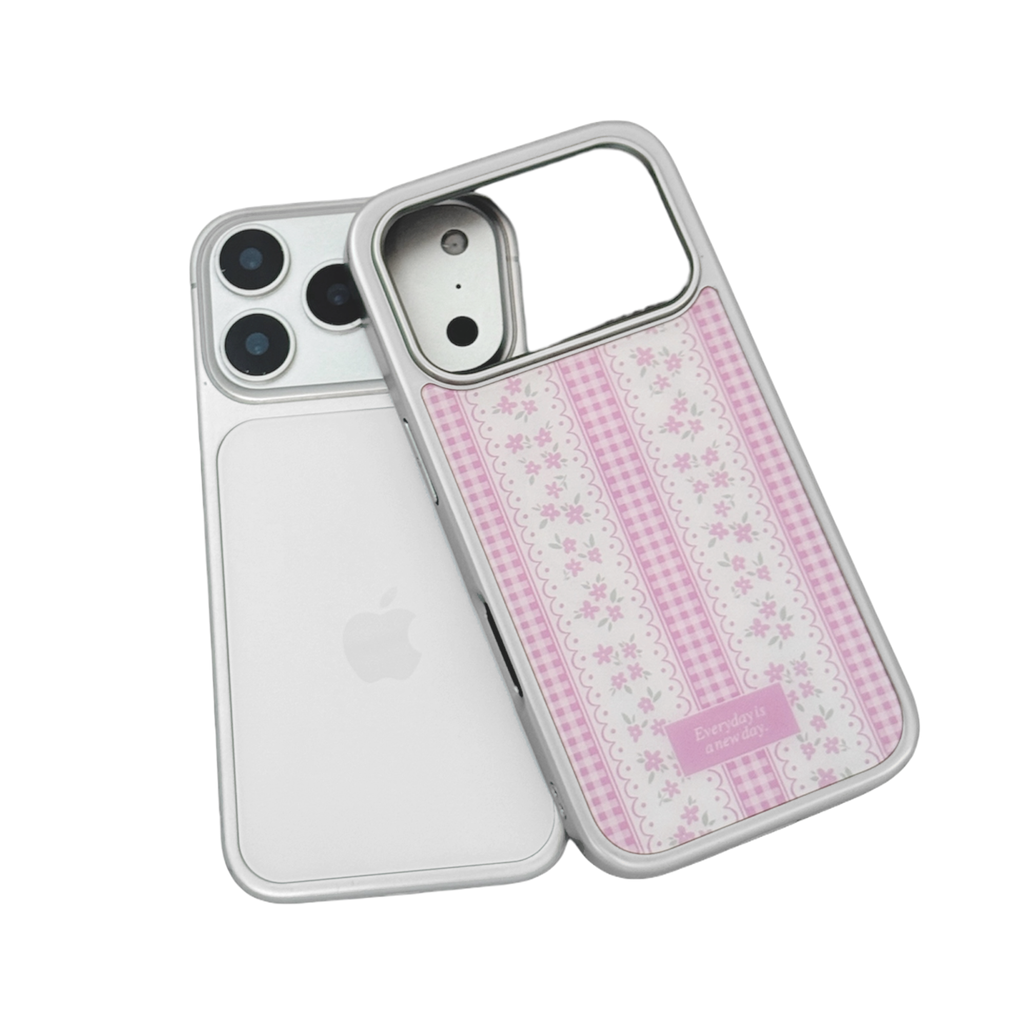 【Rosé Pâtisserie】銀框亮面MagSafe iPhone Case