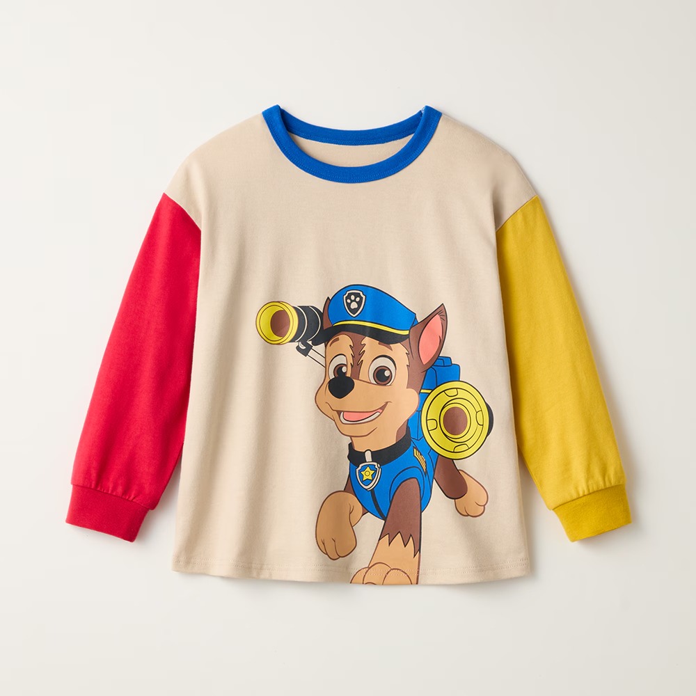 【⭐訂購⭐】  🇯🇵日本直送 🌀#PawPatrol 拼色袖長袖 tee［4款選］🌀 [PLHA-0053] [260913]