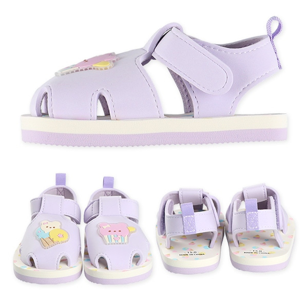 🇯🇵預訂 日本直送🇯🇵甜點動物圖案淺紫色EVA涼鞋