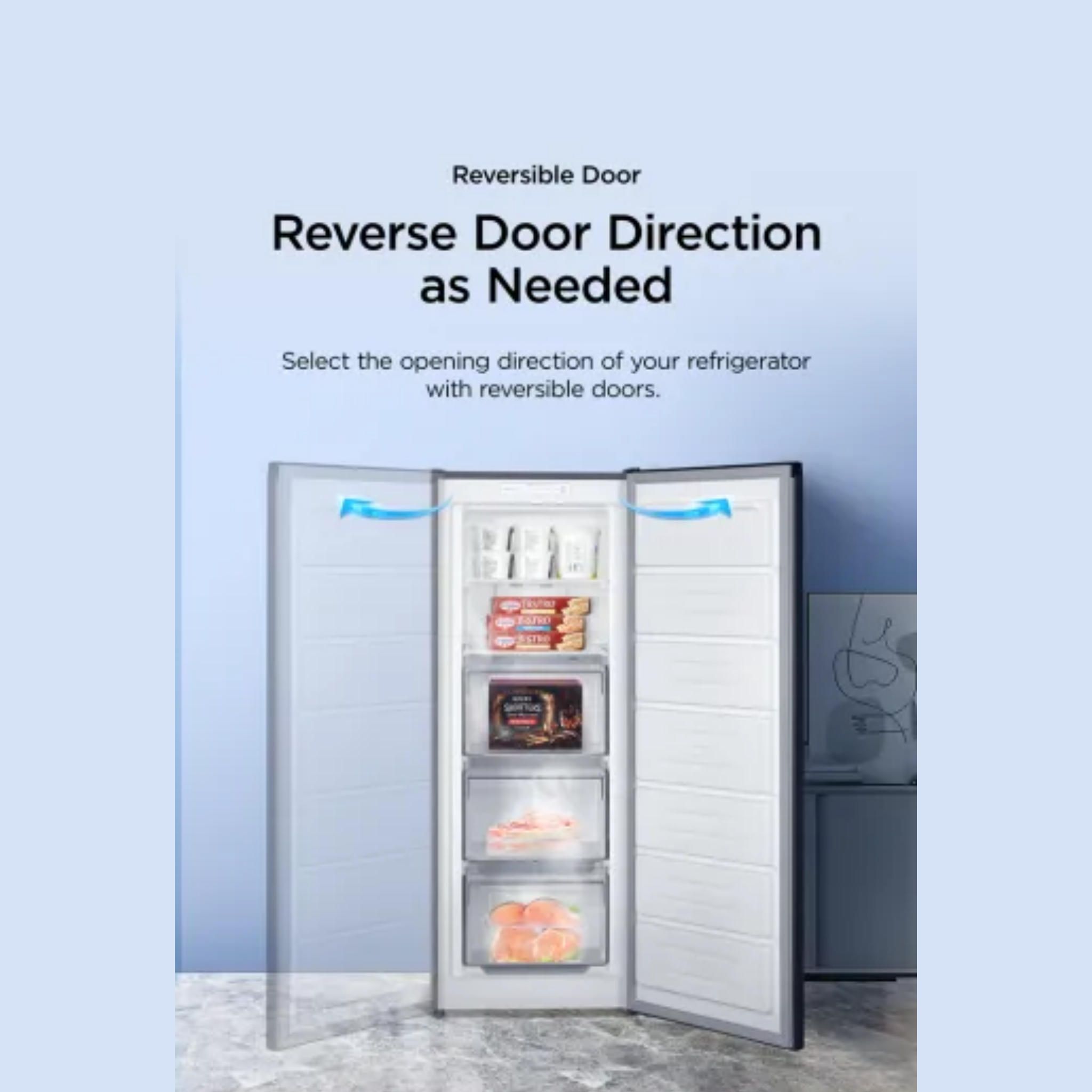 TCL 204L No Frost Upright Freezer (TF-NU280AS)