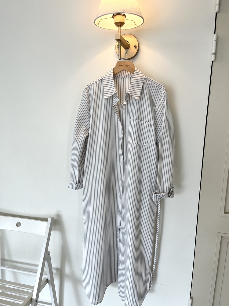 The Striped Shirt Dress