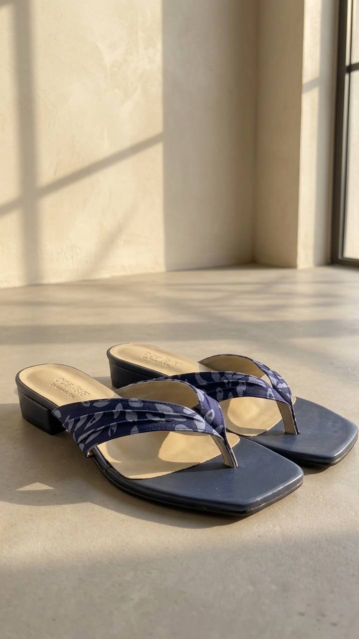 1122 - Batik Sandals (Blue)