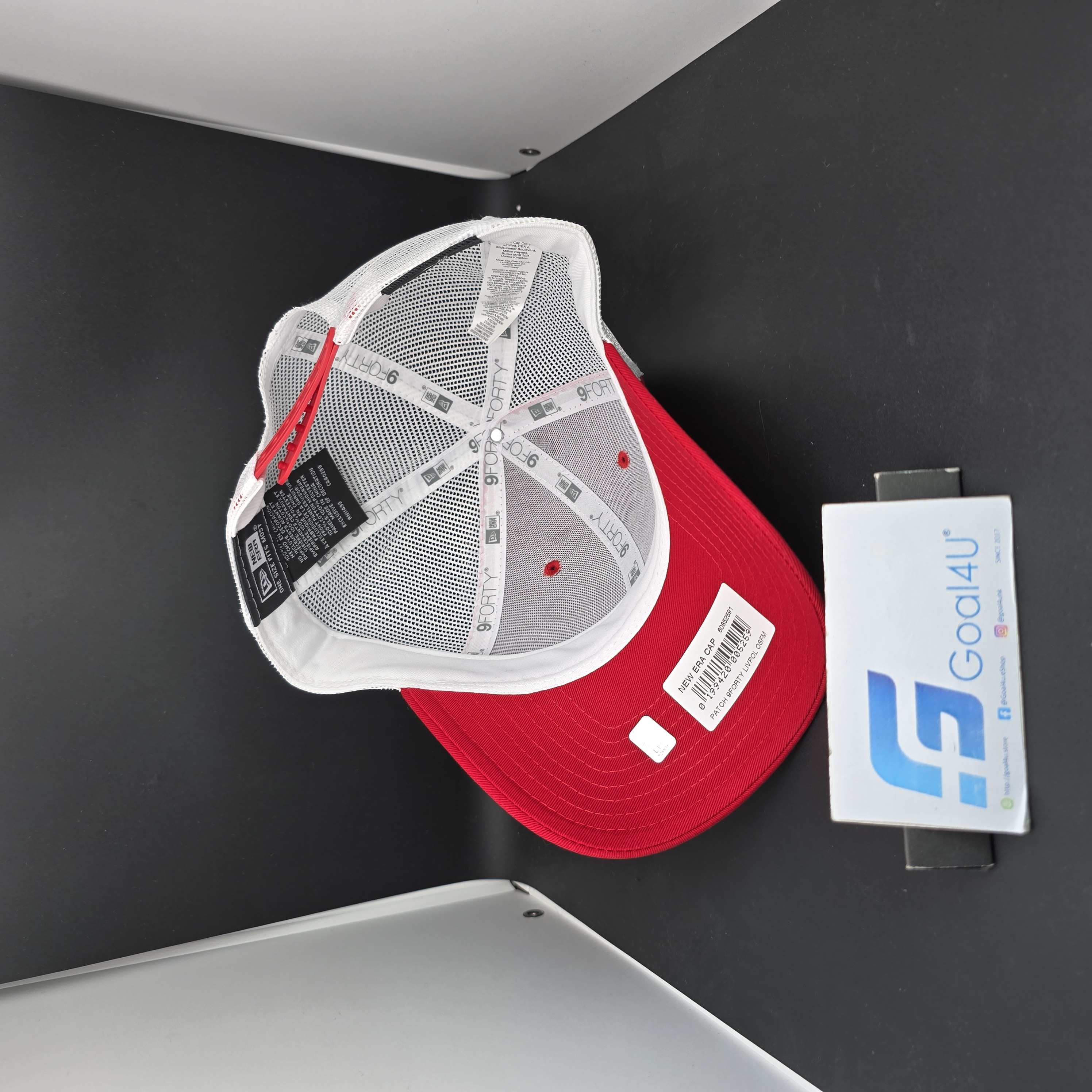 #現貨 🧢 New Era Liverpool 利物浦 9Forty Patch Mesh Trucker Cap 60852591