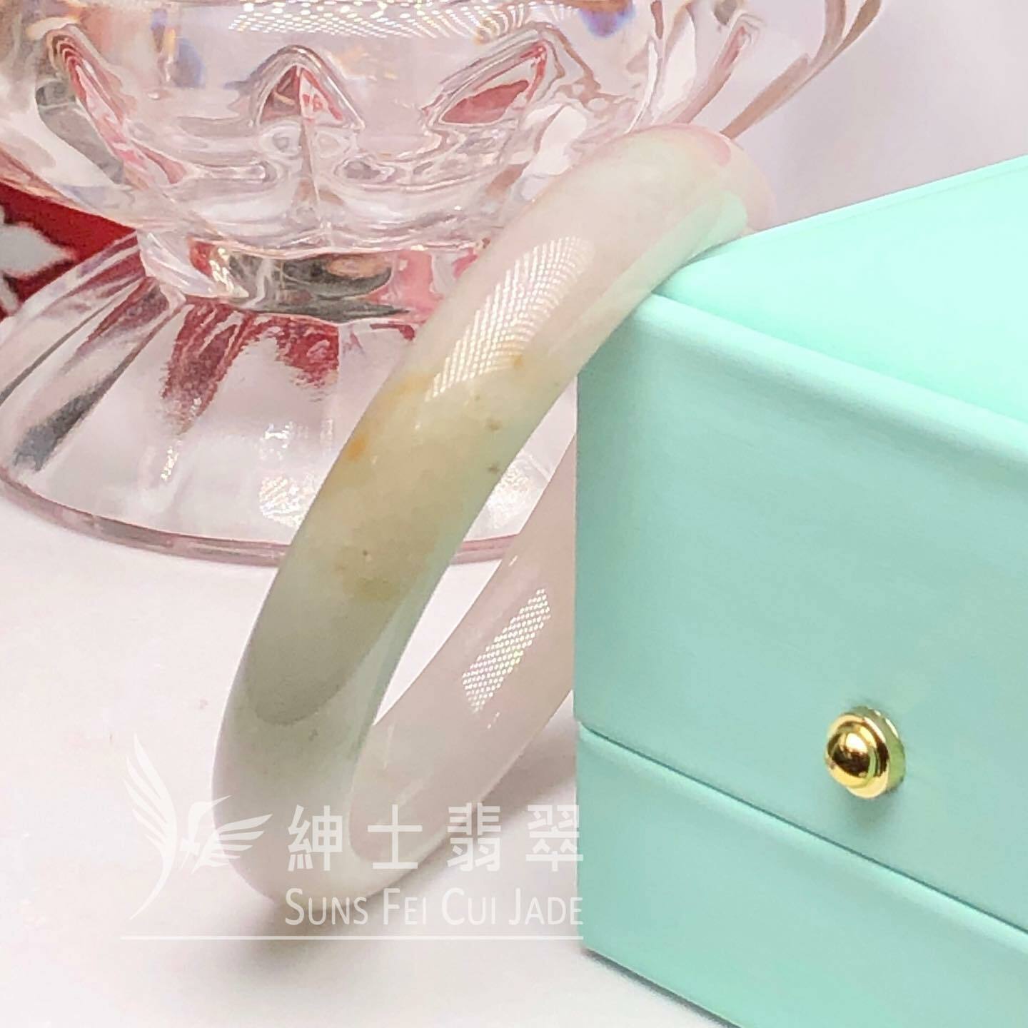 紫蘿蘭帶翡色福鐲49.6mm