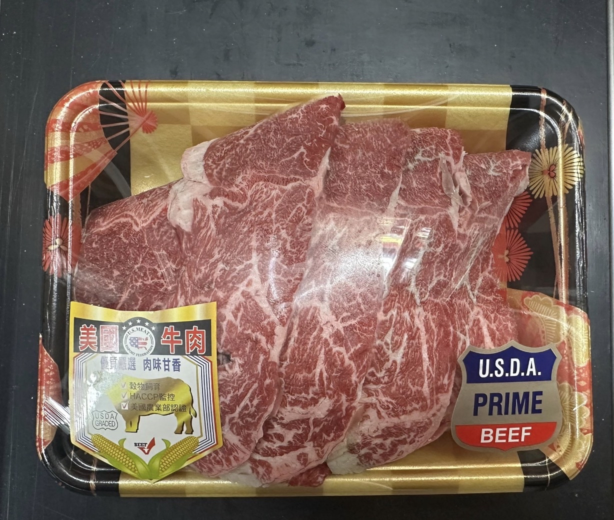 美國Prime封門柳薄片（約200g）