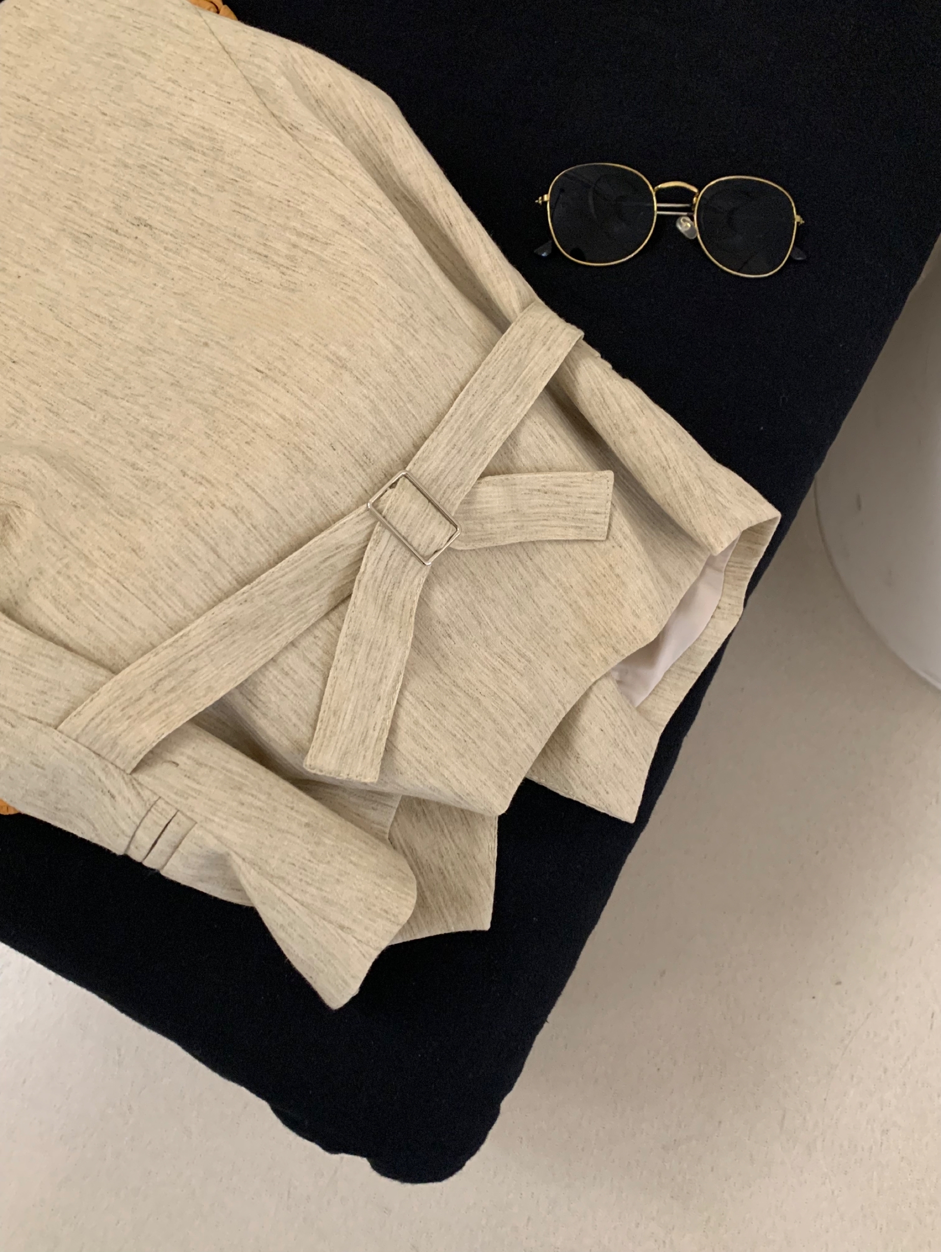 Celeste Vest Top + Short set 法式简约设计马甲上衣+抽绳短裤套装 （3 colours）