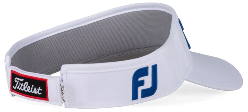 TITLEIST TOUR PERFORMANCES VISOR 職業無頂帽 - 白底藍字