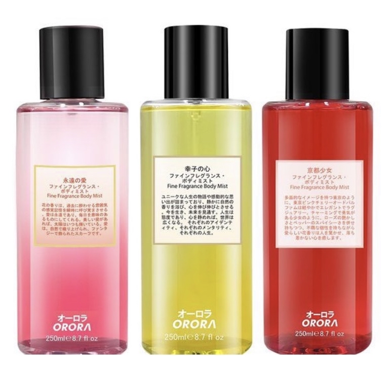 現貨 - Orora日系迷人香氣氛沐浴乳 250ml 香水沐浴露
