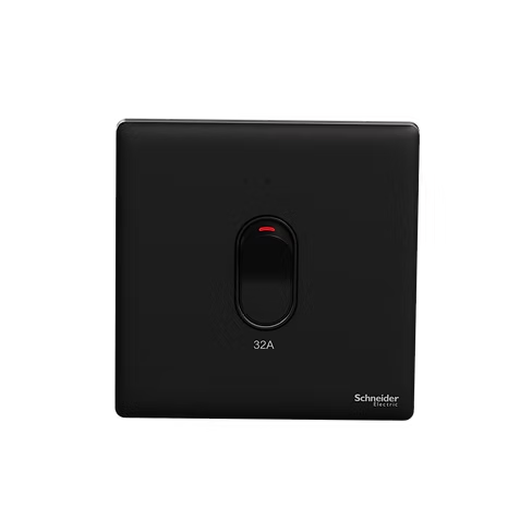 施耐德 Unica X 曜石黑 32A單位 燈曲