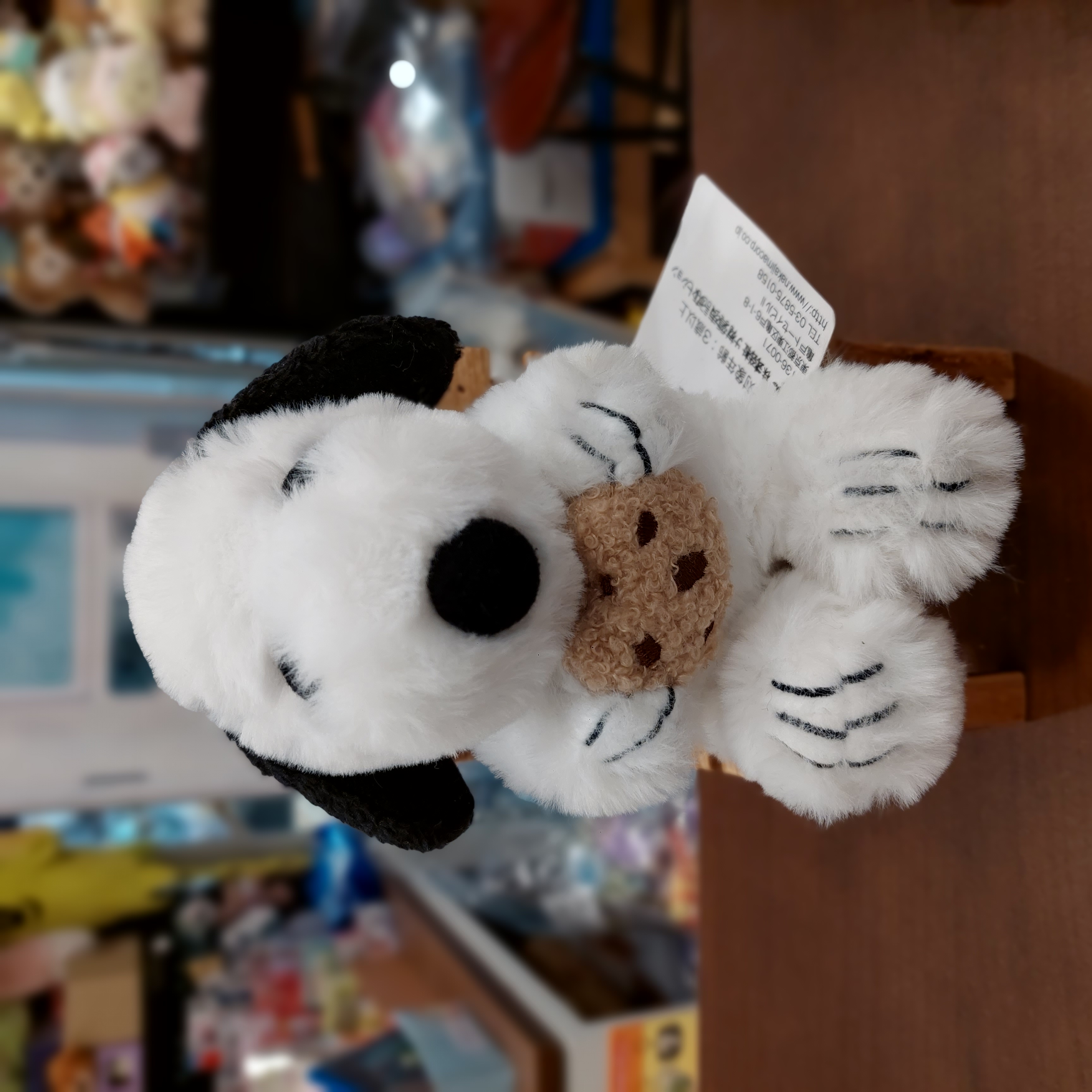 原裝日本 Snoopy 史路比 抱曲奇小公仔 