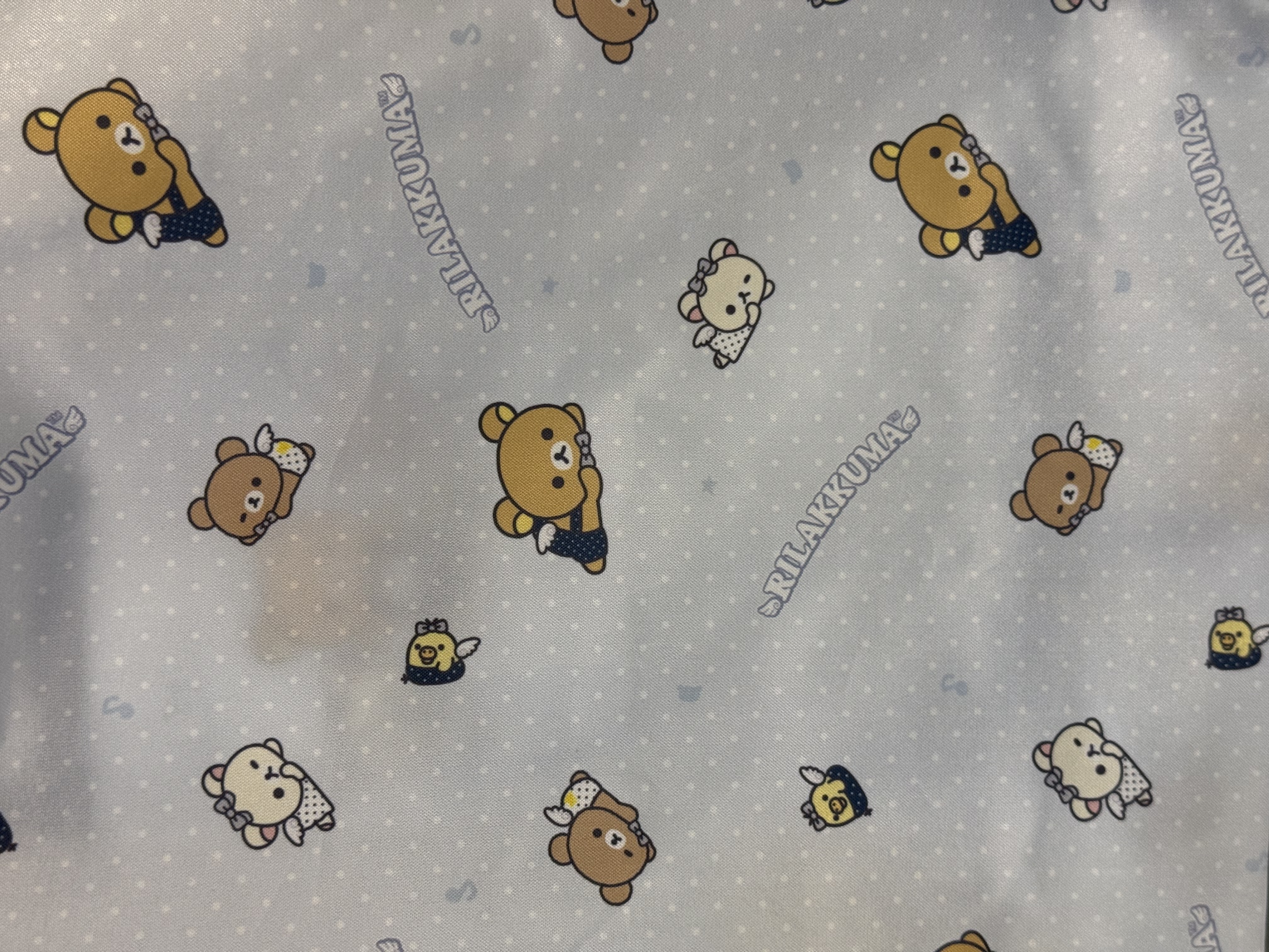 《現貨》全新Rilakkuma 黑白波點天使系列環保袋
