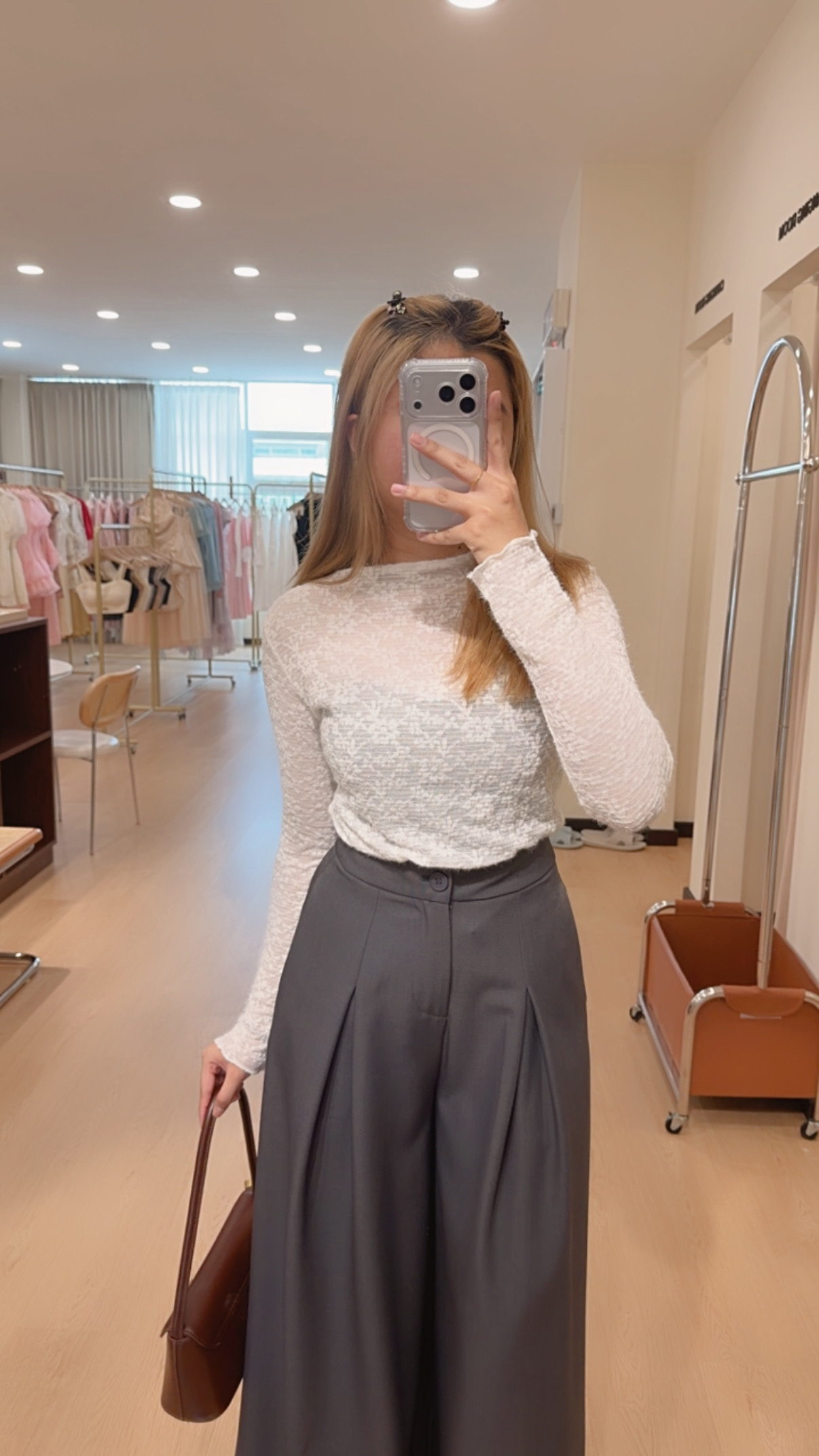 W8514针织长袖上衣