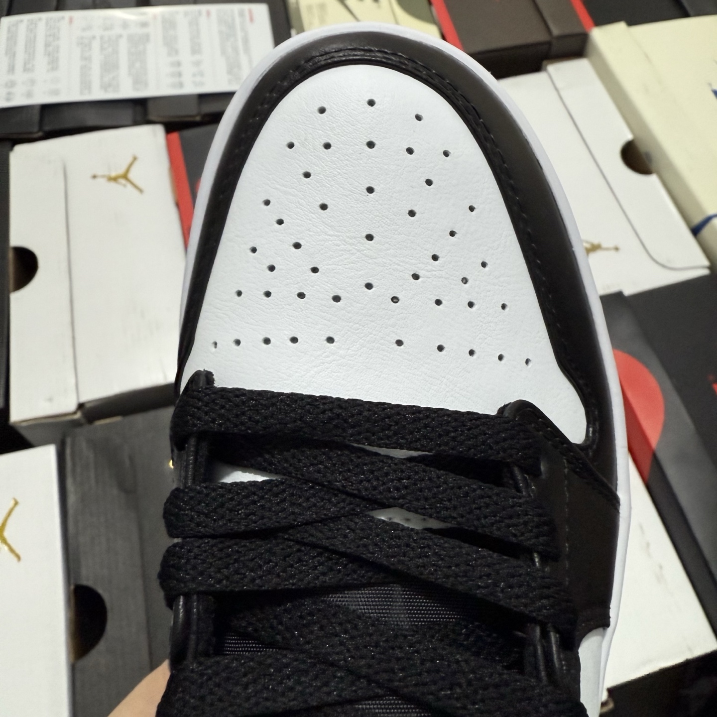 Nike Jordan 1 Low Black Light Smoke Grey Gym Red 553558-040