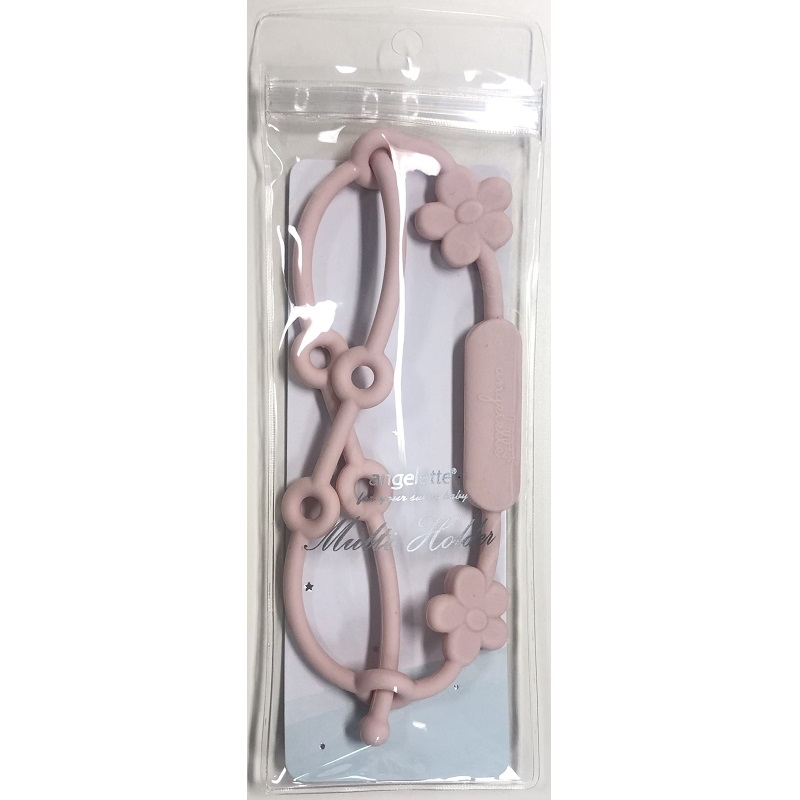 🇯🇵預訂 日本直送🇯🇵Angelette 粉紅色花朵矽膠多功能吊帶