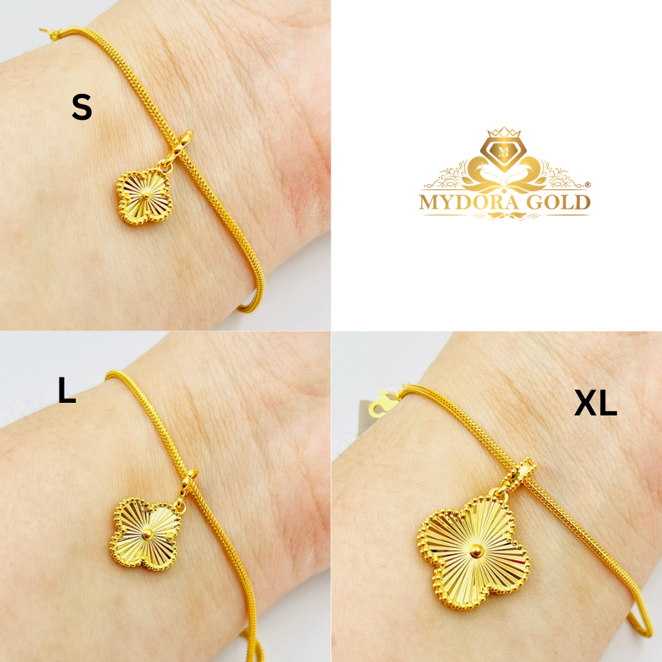 MYDORA Charm Clover Full Gold (5G) l EMAS 916/22K