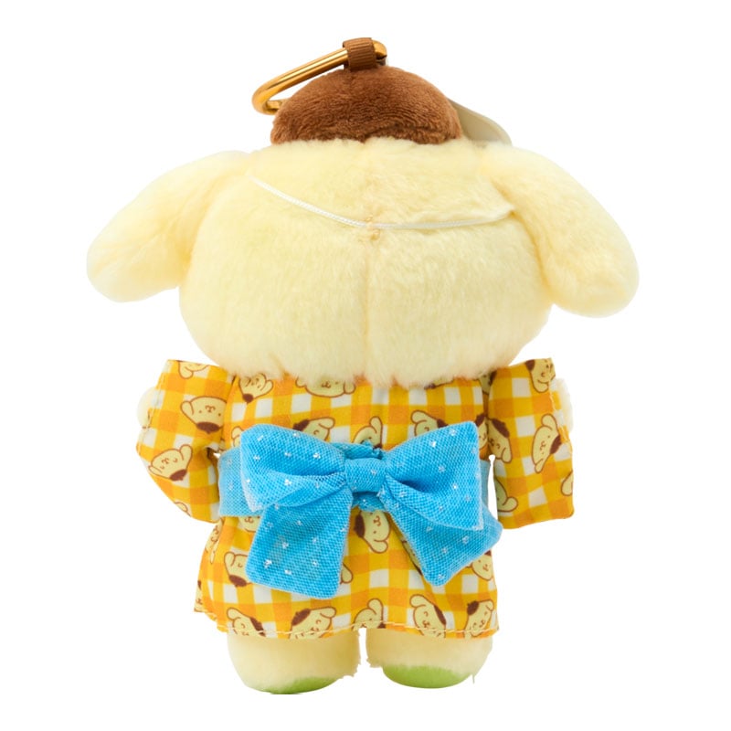 現貨｜Sanrio Pompompurin 布甸狗 夏日祭典系列 日版 吊飾 毛公仔 連心形扣 (04186-6)