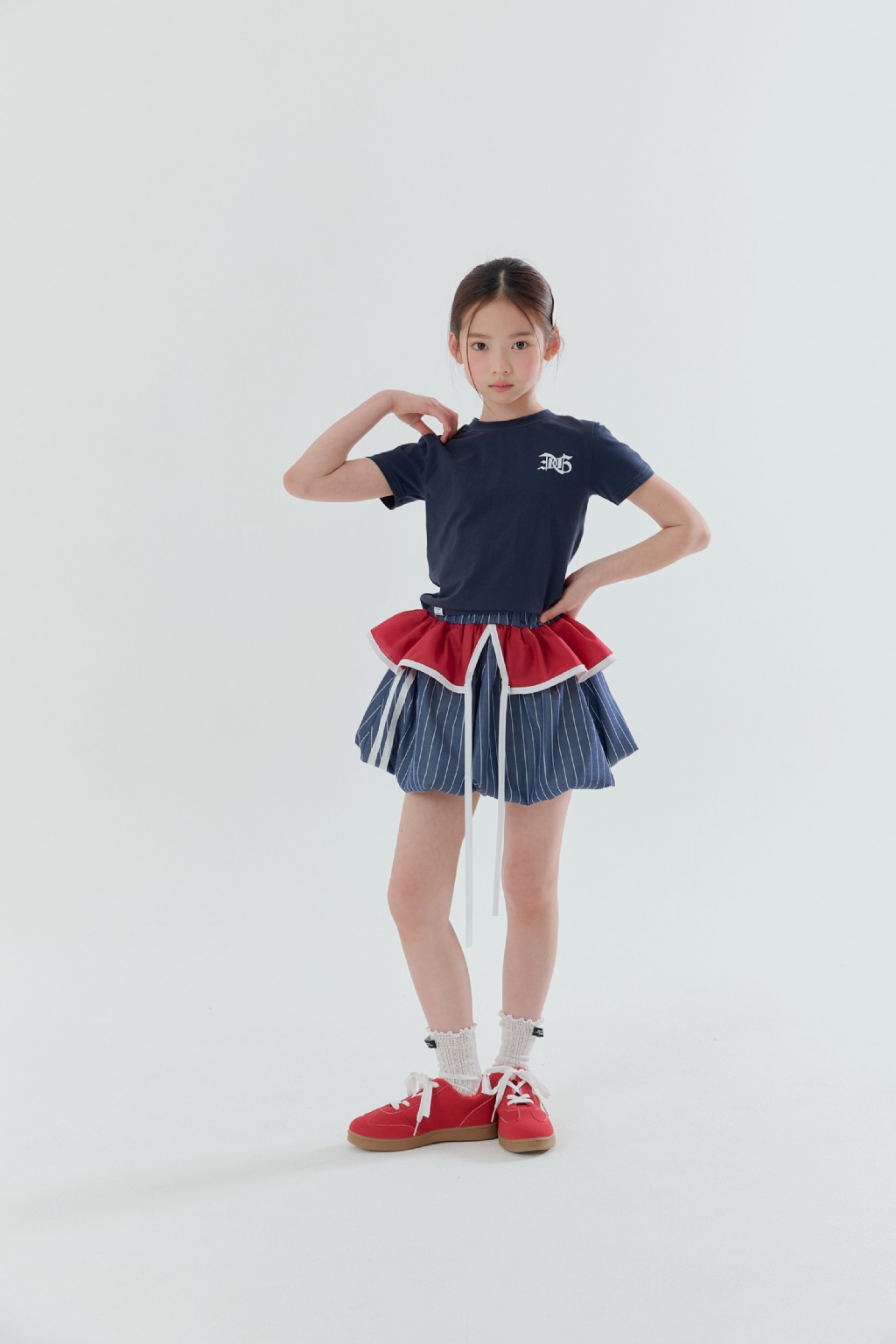  【預訂】 韓國直送 南大門童裝 造型英文上衣