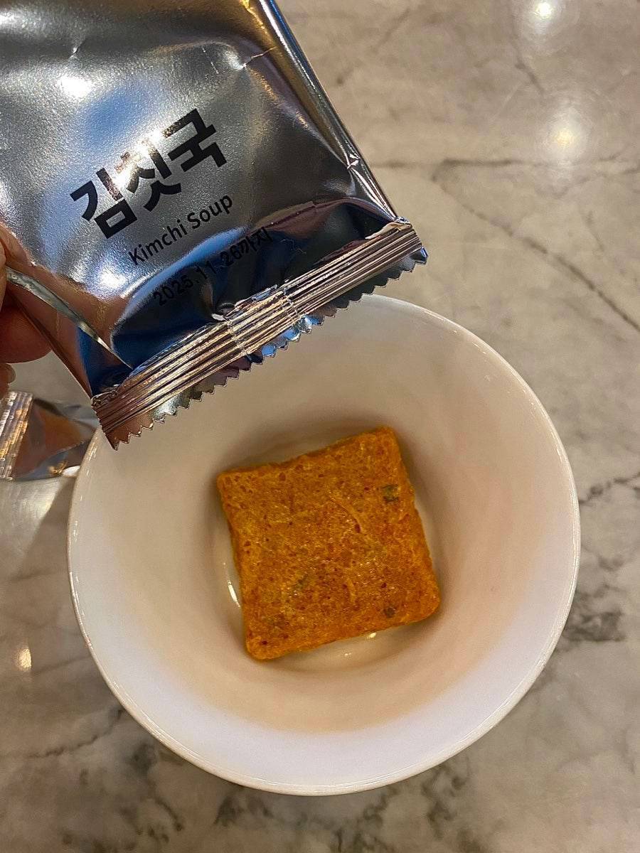 韓國限定 MUJI 無印良品 即沖 大蔥豆芽 泡菜湯 5入/盒｜Kimchi Soup